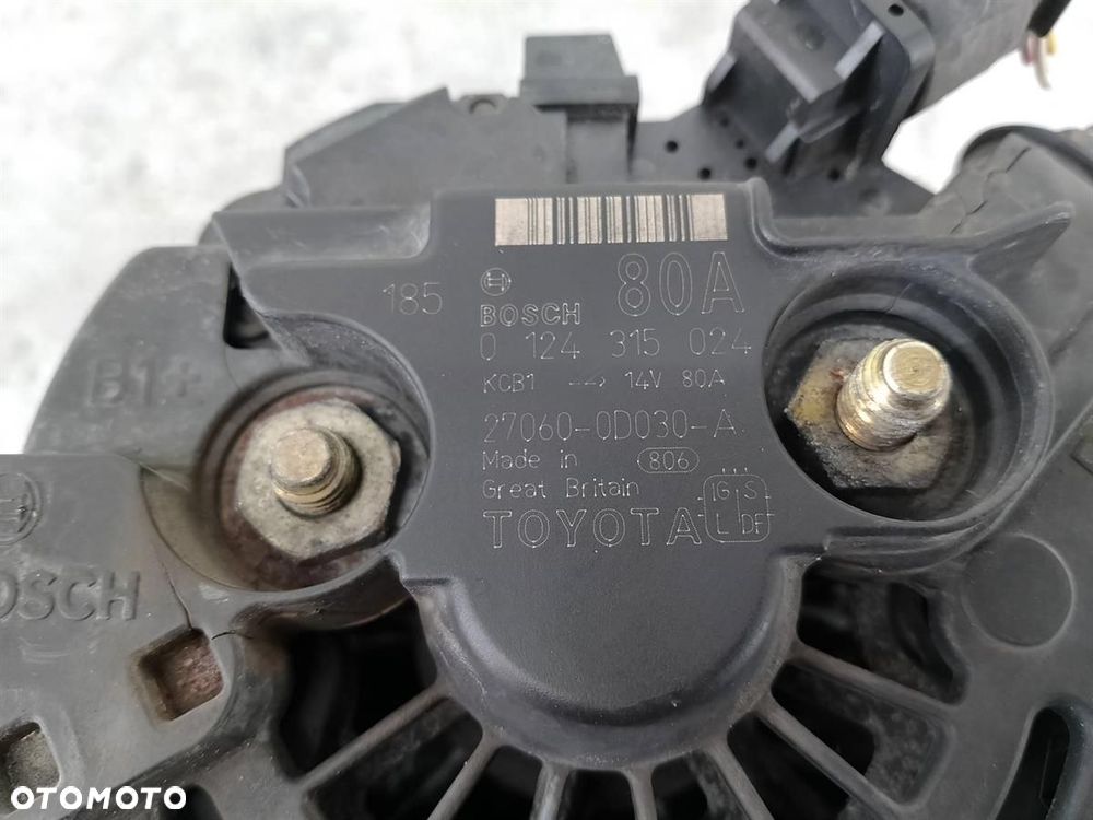 ALTERNATOR TOYOTA AVENSIS I T22 27060-0D030-A 0124315024 1.6 BOSCH - 7