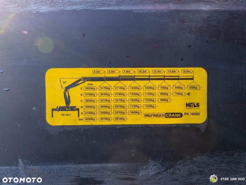 Volvo FE 320 6x2 PALFINGER PK 16502 HDS Żuraw Crane - 24