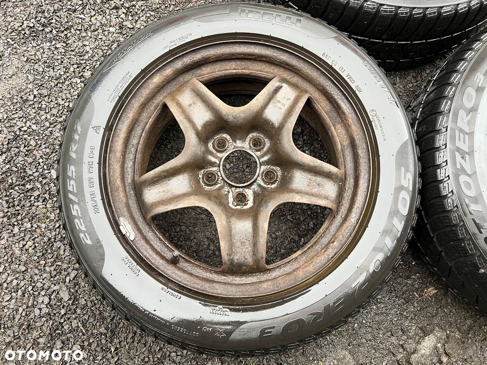 OPEL 5x120 R17 FELGI STRUKTURALNE KOŁA 17 7J ET41 ORYGINALNE 2170103 OPONY ZIMOWE PIRELLI WINTER SOTTOZERO 3 225/55R17 - 2