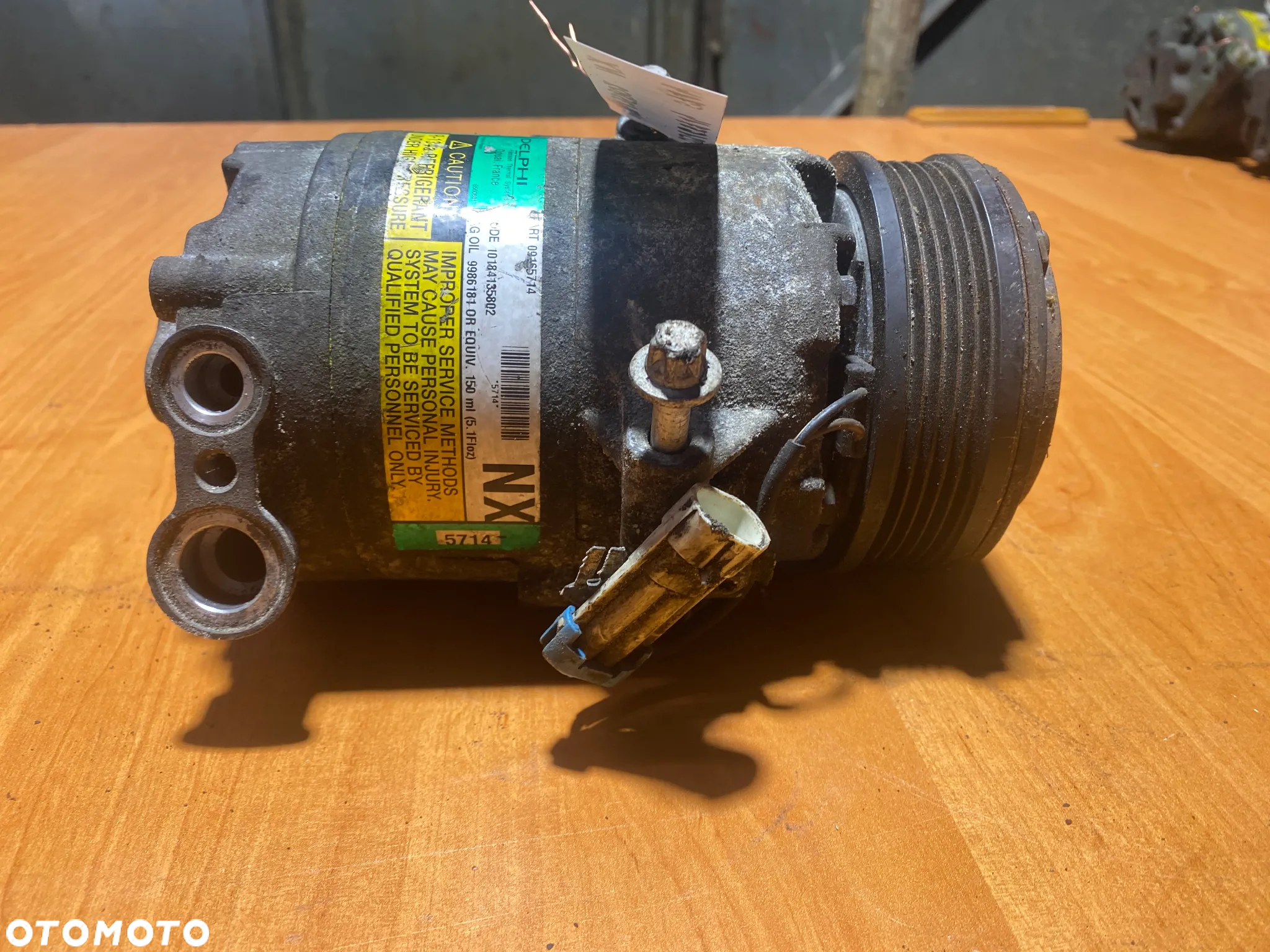 KOMPRESOR SPRĘŻARKA KLIMATYZACJI OPEL 09165714 NX 5714 9986181 - 4