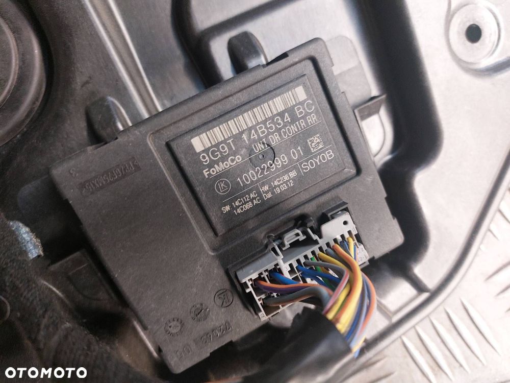 MECHANIZM SZYBY LEWY TYŁ KOMPLETNY KLAMKA WIĄZKA VOLVO XC60 I 30753329 - 5