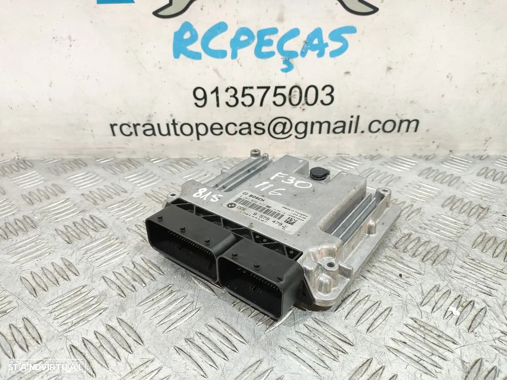 Centralina ECU Motor Bosch / BMW - N47D20 - 116D 118D 318D 116cv 8579479 0281030977 - 3