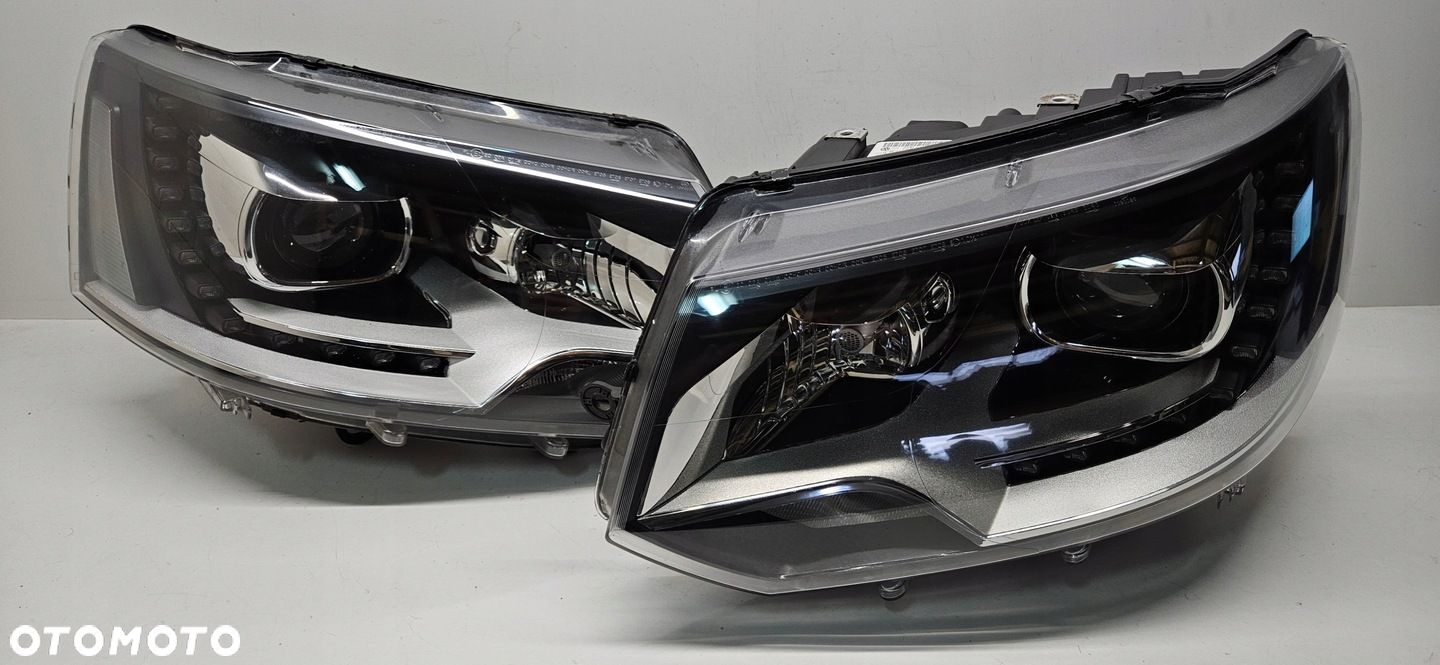 VW T5 LIFT 7E5 XENON LED LEWY PRAWY REFLEKTOR LAMPA LEWA PRAWA - 1