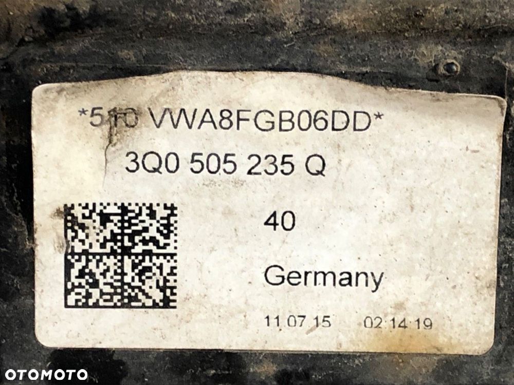 BELKA TYŁ  VW PASSAT B8 (3G2, CB2) 2014 - 2022 1.4 TSI 110 kW [150 KM] benzyna 2014 - 2022 - 9