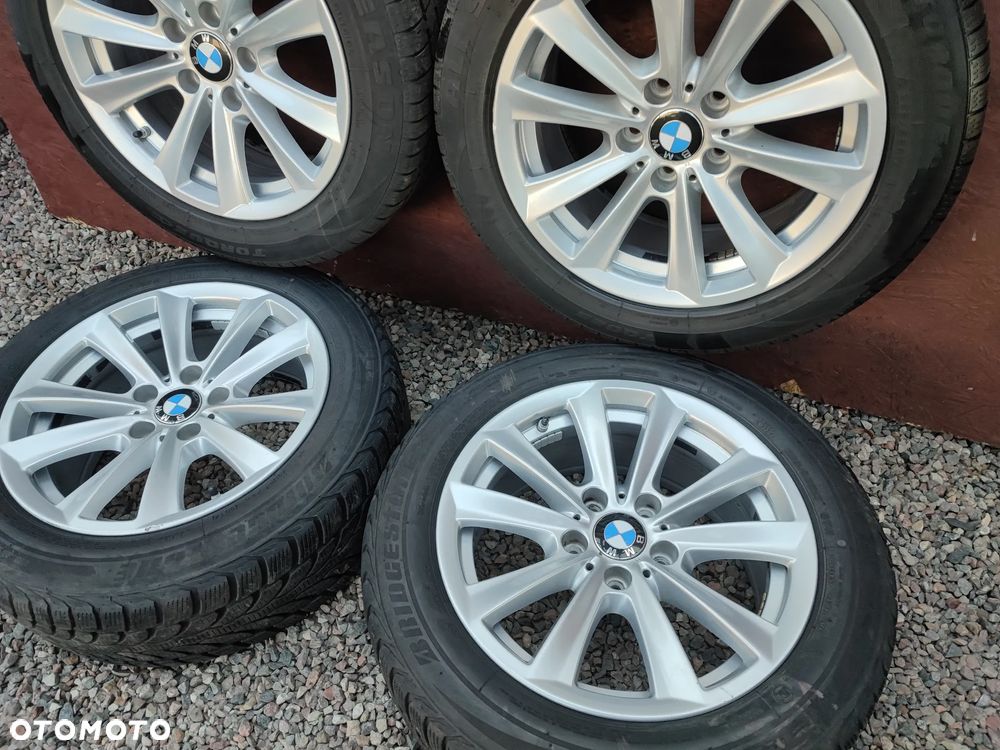 BMW F06 / F10 / F10N / F11 / F12 / F13 ORYGINALNY KOMPLET ALUFELG STYLING 236 4X17 8Jx17EH2+IS30 + OPONY ZIOMWE / WIELOSEZONOWE + CZUJNIKI TMPS O NR. 6 780 720 OEM W DOBRYM STANIE - 4