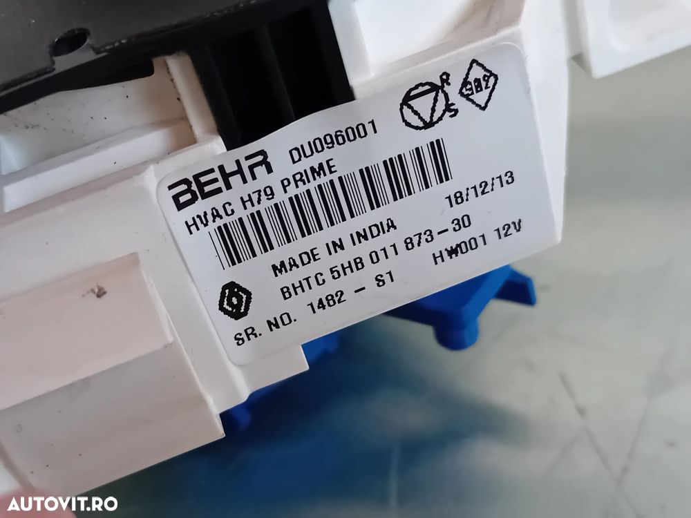 Panou Modul Comenzi Clima AC Dacia Duster 2010-2017 Motor K9K838 - 7