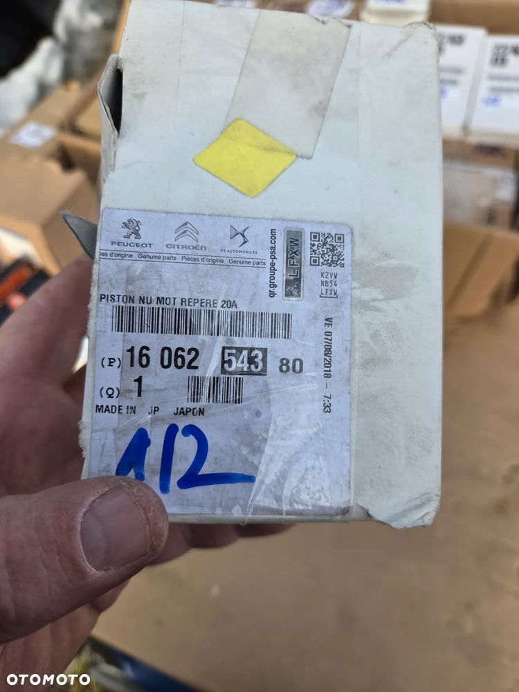 Tłok Citroen Peugeot Opel PSA FCA 1606254380 - 9