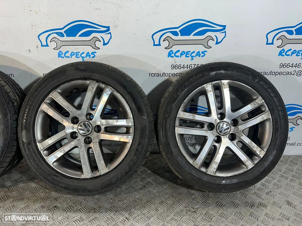 .Conjunto Jantes 16 Altanta Originais VW Volkswagen 5x112 6.5J ET50 1K0601025BM - 6