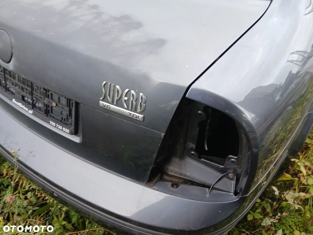 SKODA SUPERB I 1 LF8J maska pokrywa silnika klapa bagażnika zderzak lampa reflektor pas przedni - 4