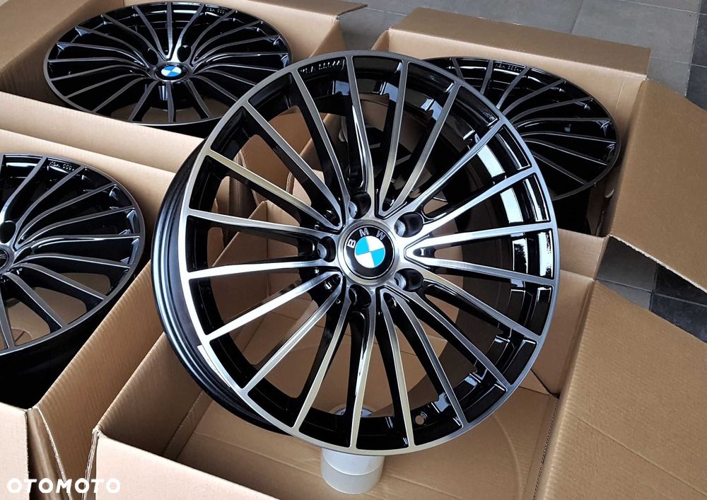 Alufelgi 18 BMW 5x120 3 5 X1 X3 F30 E90 E46 F20 E87 E83 F25 Czarne 428#