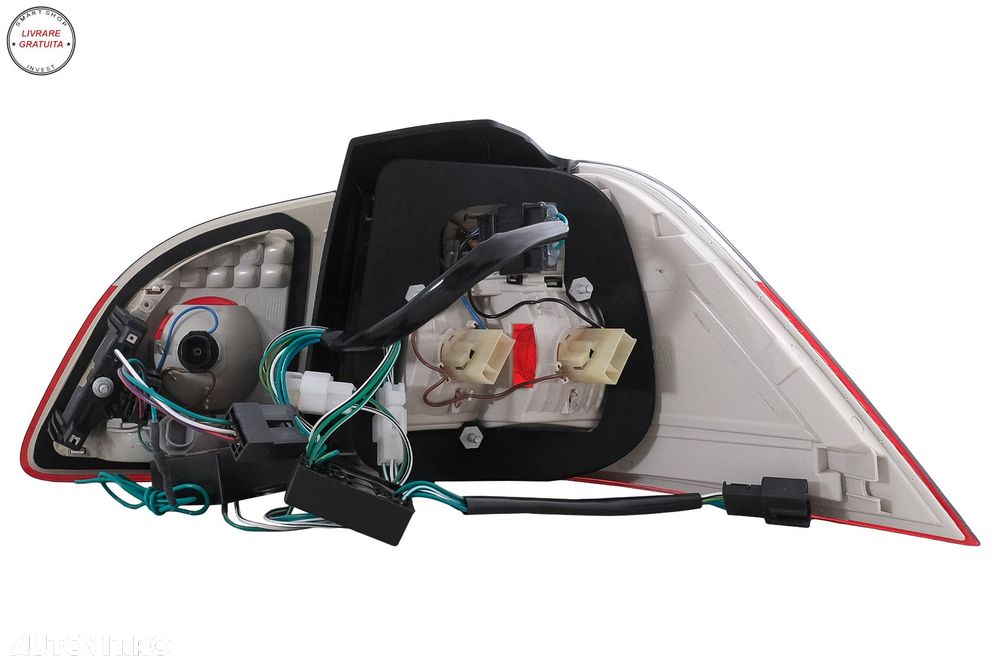 Stopuri LED BMW Seria 5 E61 Touring (2004-03.2007) Rosu Fumuriu- livrare gratuita - 19