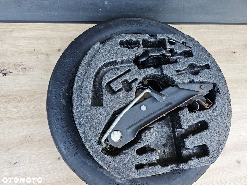 KOŁO DOJAZDOWE ZAPAS ZESTAW LEWAREK VOLKSWAGEN GOLF PASSAT JETTA CADDY SHARAN 16 CALI 5x112 ET25,5 - 4
