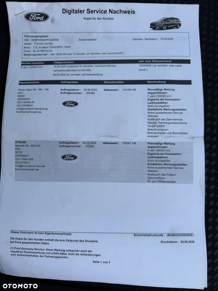 Ford Focus 1.5 TDCi Platinium X - 36