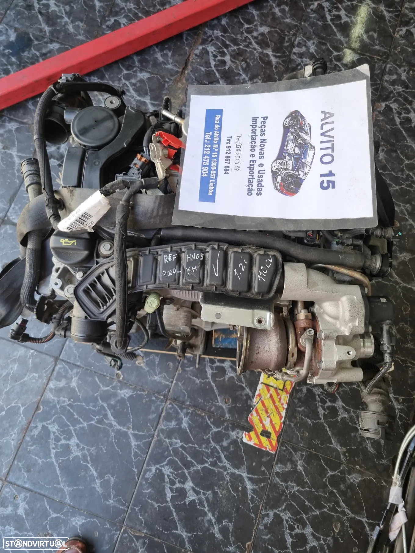 Motor HN05  Peugeot 208  1.2  110 cv  9 mil km  -  Citroen C4 - 5