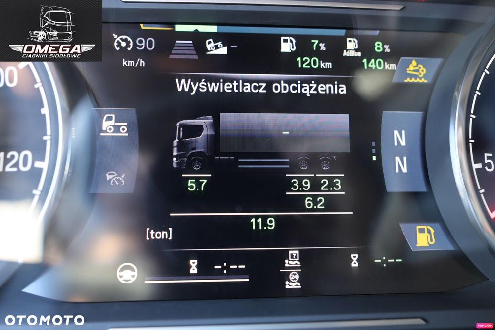 Scania S 500 Hakowiec + przyczepa // Oś skrętna // MEILLER // Klima postojowa / - 7