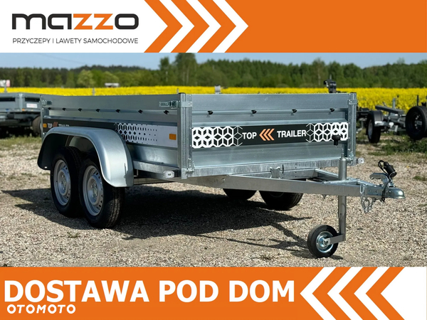 MAZZO DOSTAWA! Przyczepa Top Trailer TT25/2 MAX 251x135x45cm DMC750 kg SPAWANA! kat. B, MOCNA! PROMOCJA CENOWA!