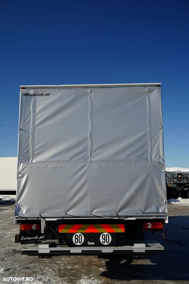 MAN EUROCARGO 160E25 E6 / CORTINĂ - 6 m / HAYON LATERAL / HAYON HIDRAULIC / AUTOMAT / - 14