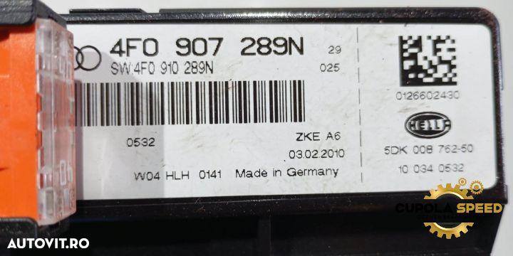 Modul confort 4F0907289N Audi A6 4F/C6 [facelift] [2008 - 2011] - 2