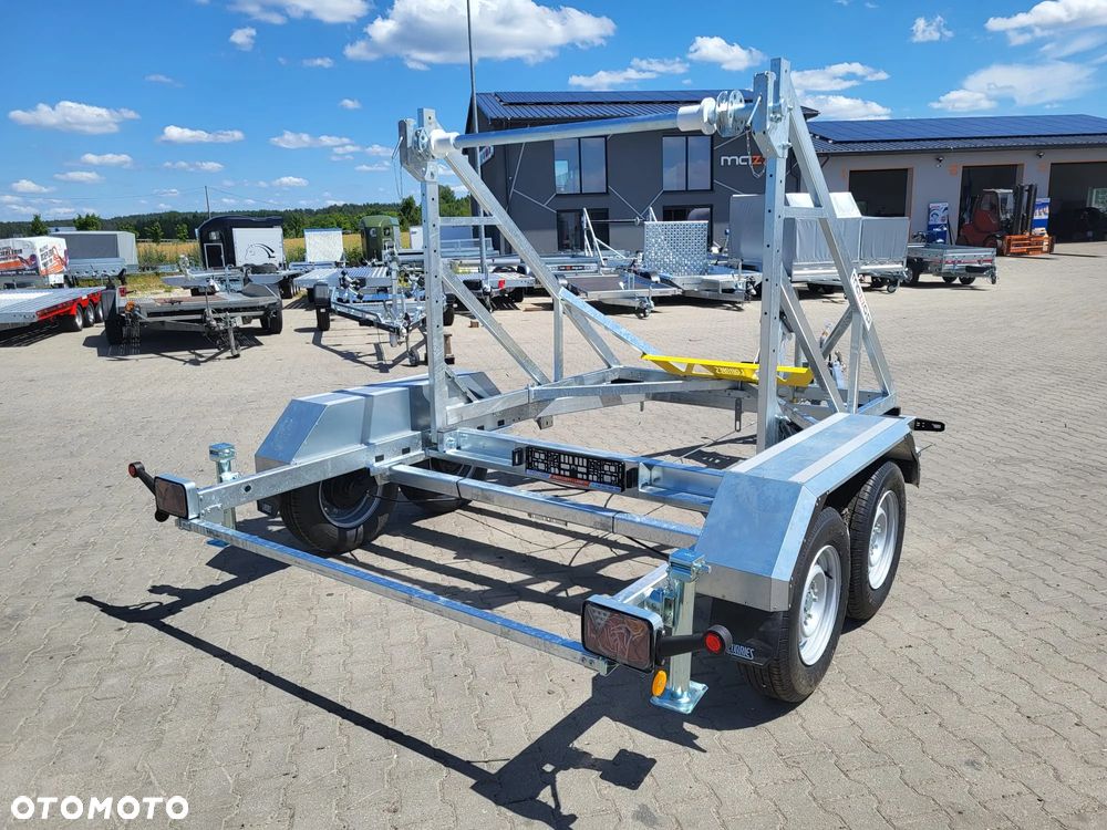 Lorries Dostawa przyczepa kablowa DMC2700kg DRUM do kabli i światłowodów SOLIDNA - 8