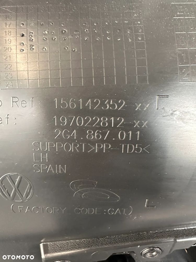 Tapicerka boczek drzwi lewy przód VW  Polo 2G 2G4867011 - 9