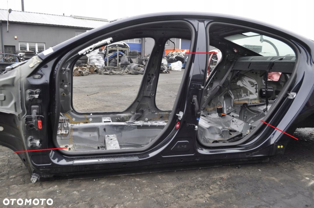 VOLVO S60 II SŁUPEK PRÓG LEWY DŁUGI 467-46 - 1