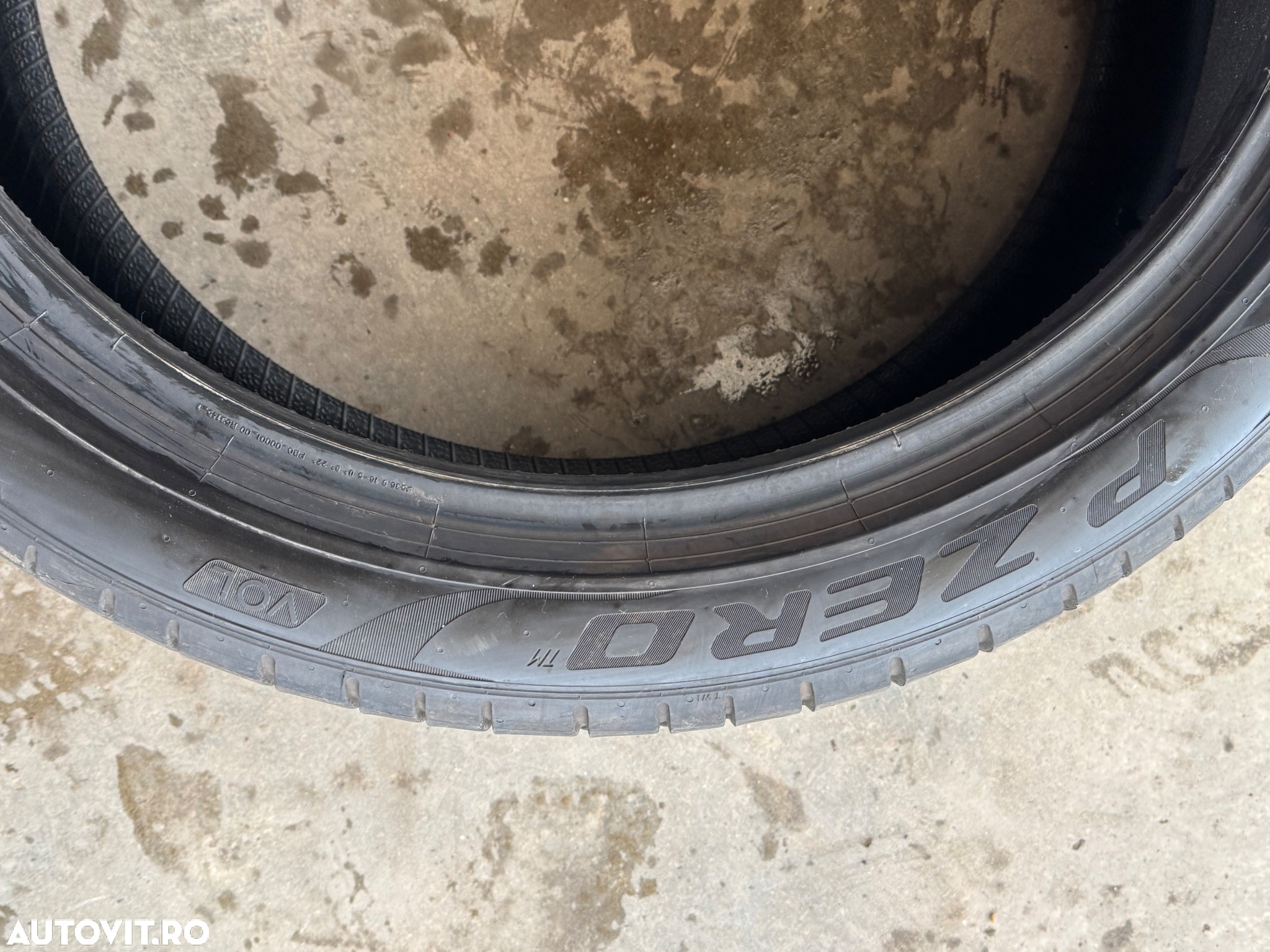 Vând 4 anvelope 255/40/21 Pirelli de vară ca noi - 8