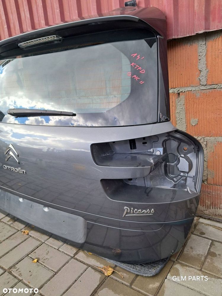 citroen c4 grand picasso ii tylna klapa bagażnika ktpd 2014 - 5