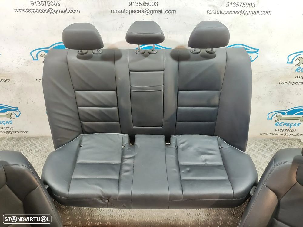 Conjunto Bancos Pele Mercedes Benz Class C W204 Sport AMG Carro Eléctricos Aquecidos - 13