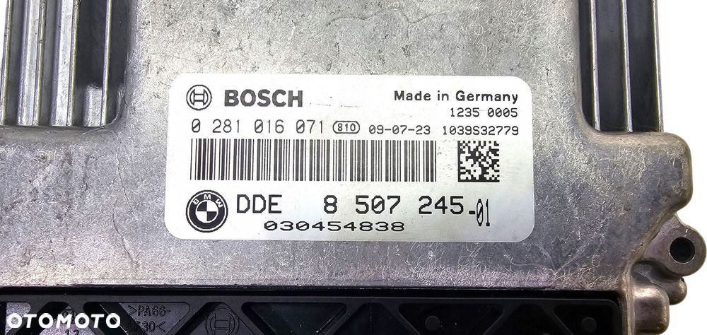 Bmw E82 Zestaw Startowy Komputer Kluczyk Sterownik Cas 123D N47D20D Nr 440 - 6