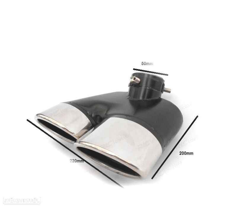 PONTEIRAS DE ESCAPE PARA MERCEDES CLASSE S W220 LOOK AMG - 2