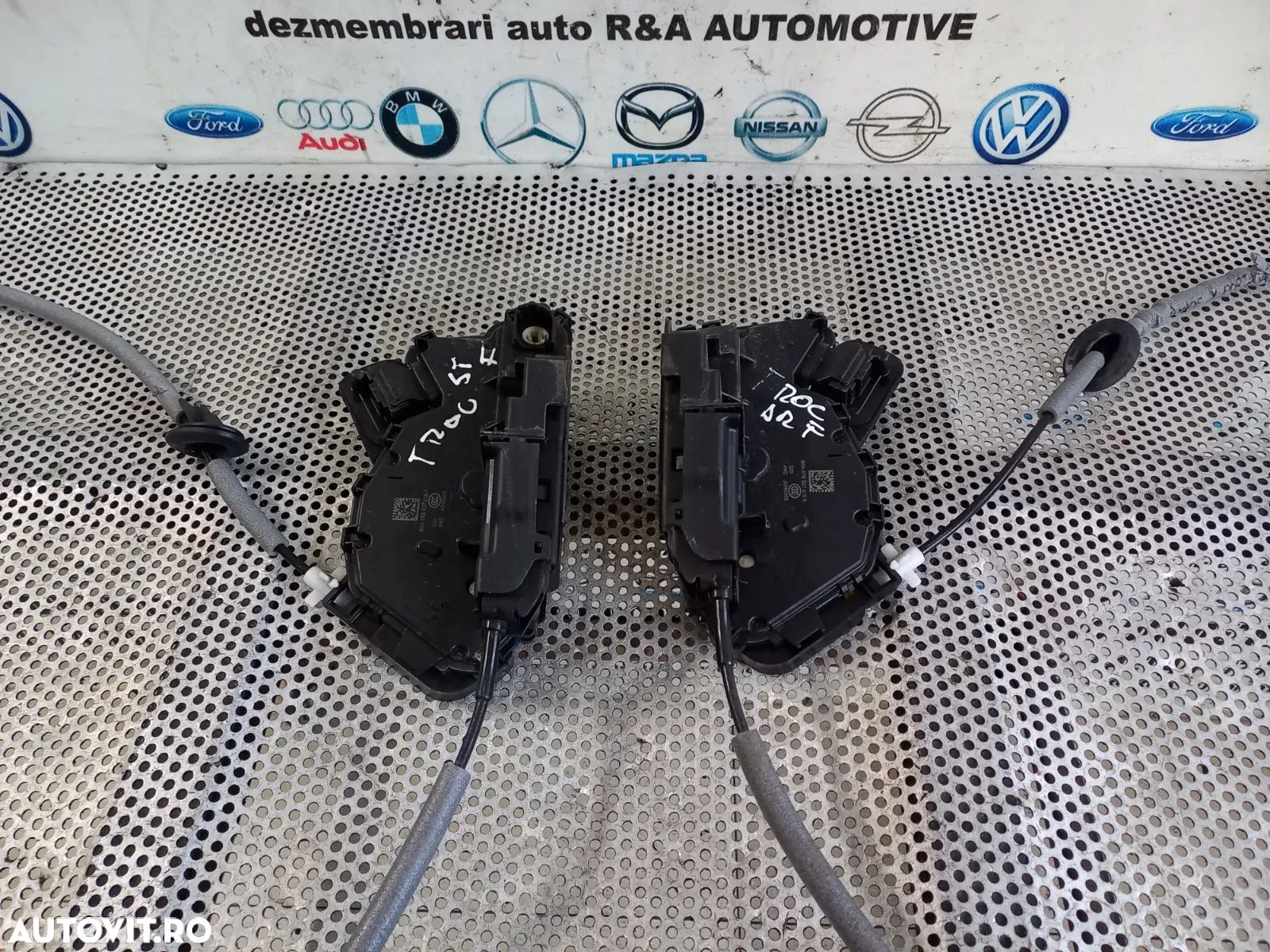 Broasca Blocator Incuietoare Usa Fata Vw T-Roc Passat B8 Touran Golf 7 Skoda Seat Ateca Cod 5TBA 5T - 1