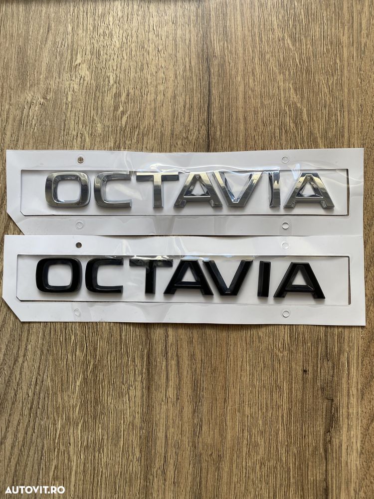 Emblema Scris Logo Semn Skoda Octavia Superb Fabia Kodiaq Vrs - 4