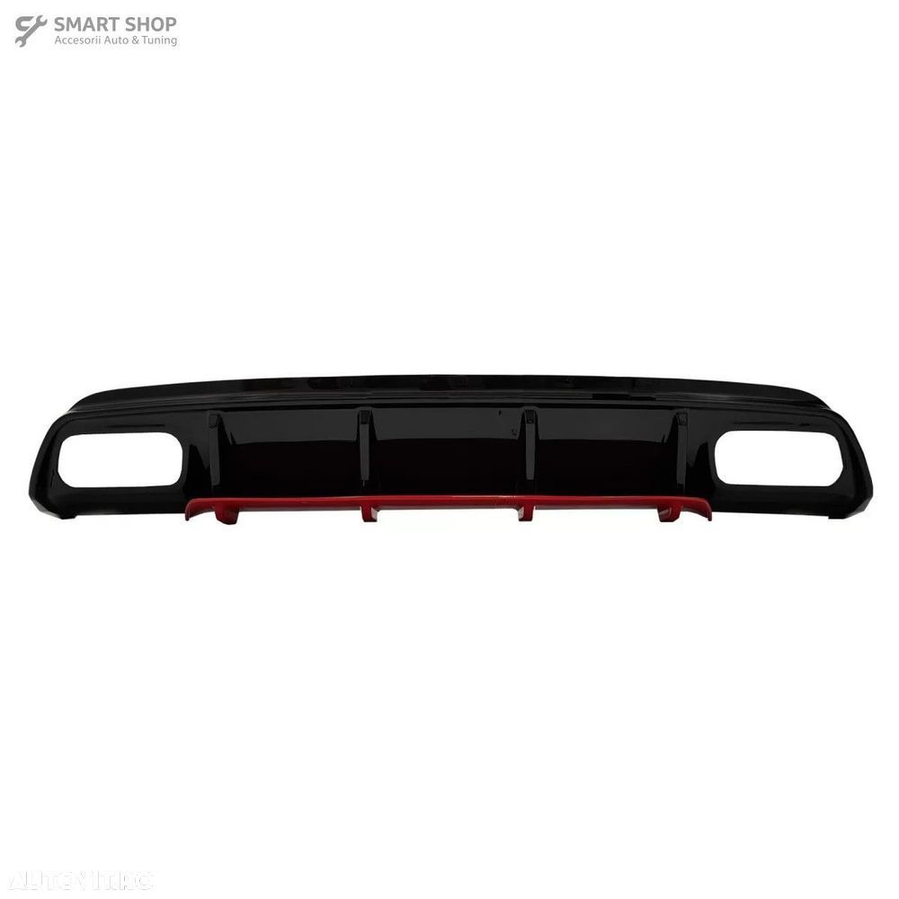 Difuzor Bara Spate cu Ornamente Mercedes A-Class W176 Facelift (2015-2 - 2