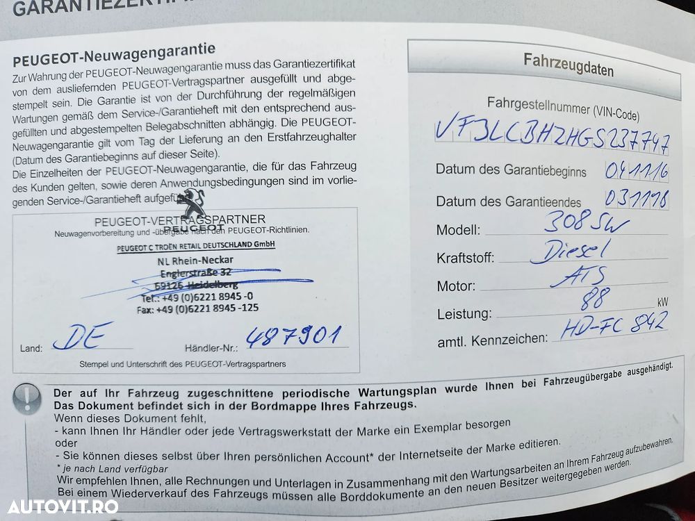 Peugeot 308 SW BlueHDi 120 Stop & Start Allure - 17