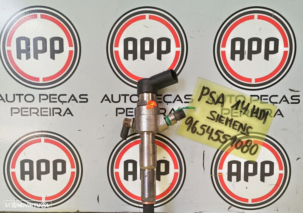 Injetores Siemens 1.4 HDI, referências: 9655304880, 9654551080. - 2