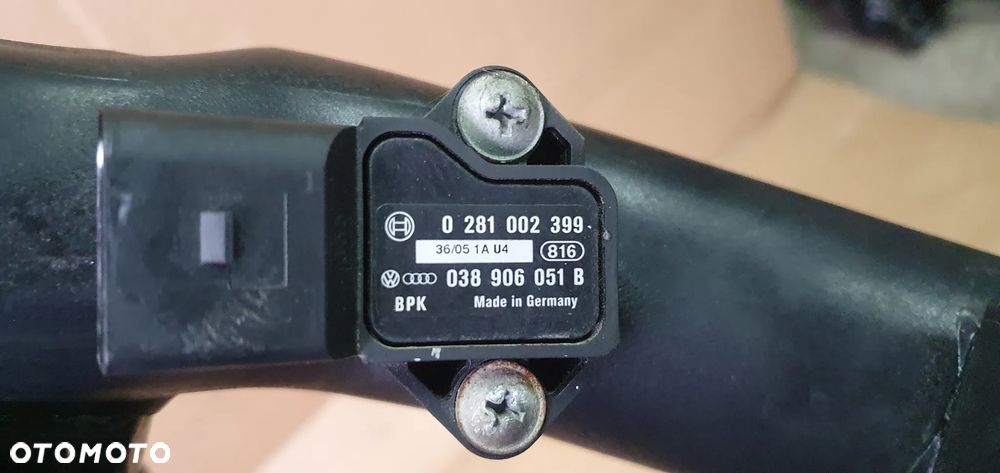 Przewód wąż rura intercoolera VW Golf V Plus 1.9 TDI 1K0145762AT 1K0145770B - 7