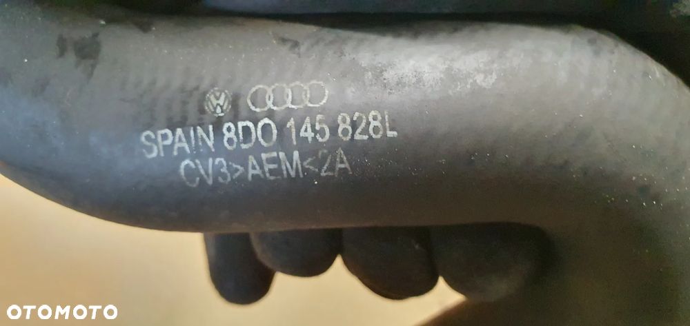 Przewód wąż rura intercoolera VW Passat B5 FL 1.9 TDI 8D0145828L - 7