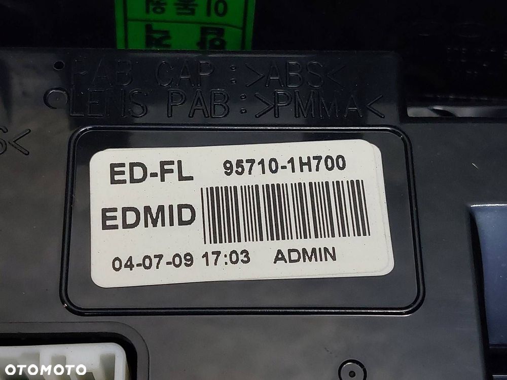 RADIO ODTWARZACZ + PANEL NAWIEWU + RAMKA KIA CEED I 97250-1H221 95710-1H700 - 4