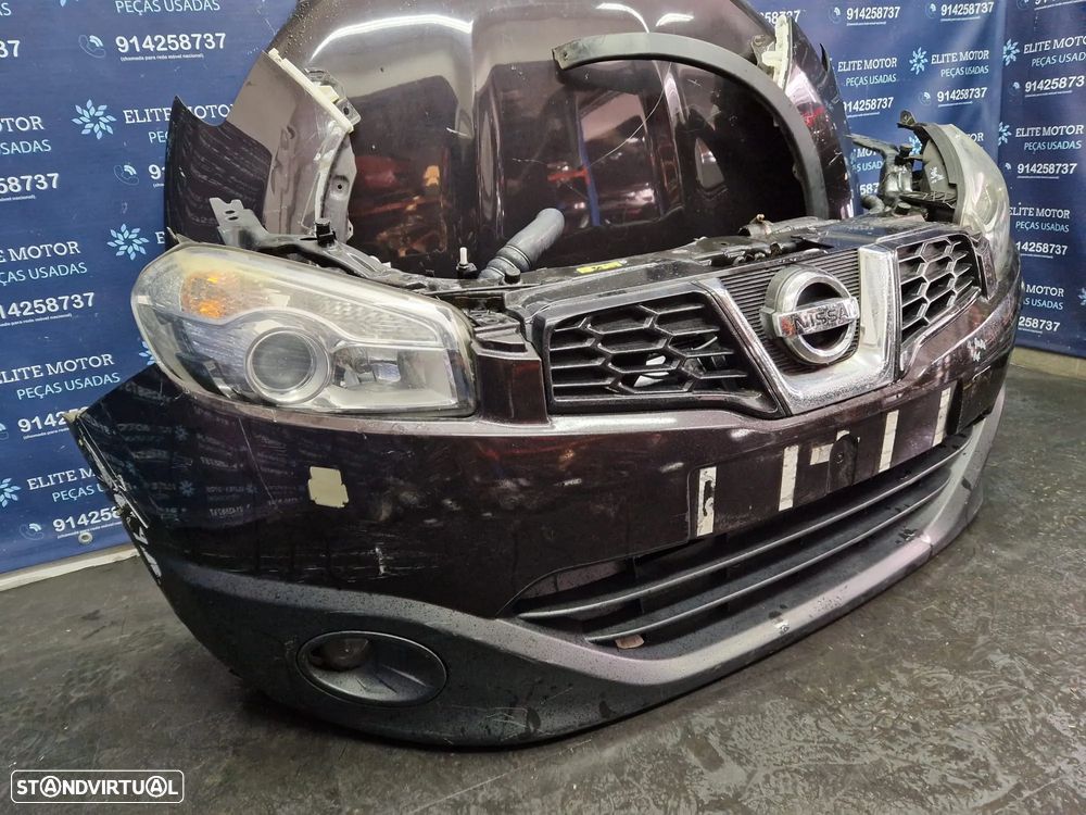 Frente completa usada NISSAN QASHQAI J10 FASE 2 XENON 1.5 DCI capot parachoques guardalamas oticas radiadores - 4