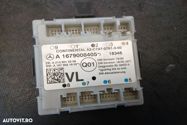 Calculator portieră / Modul ușă stanga A1679008405 A1679008405 Mer - 3