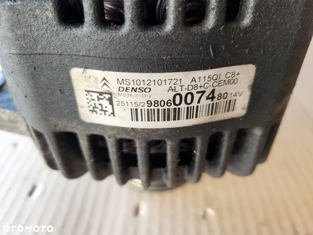 Alternator Citroen C3 II LIFT 1.2 Benzyna - 3