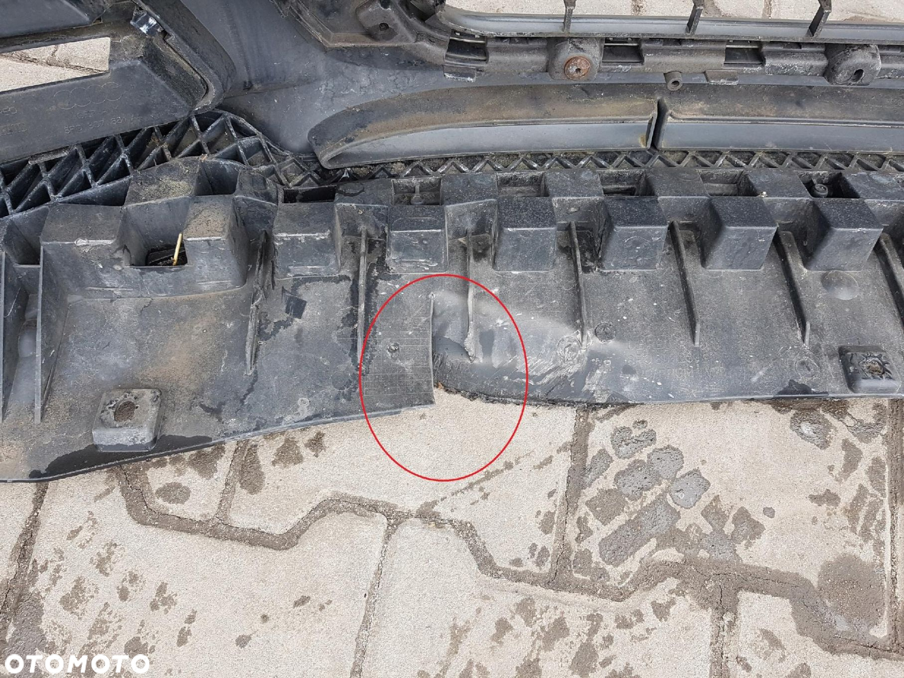 AUDI A3 8P LIFT 08-12r ZDERZAK PRZÓD GRILL LY9B - 15