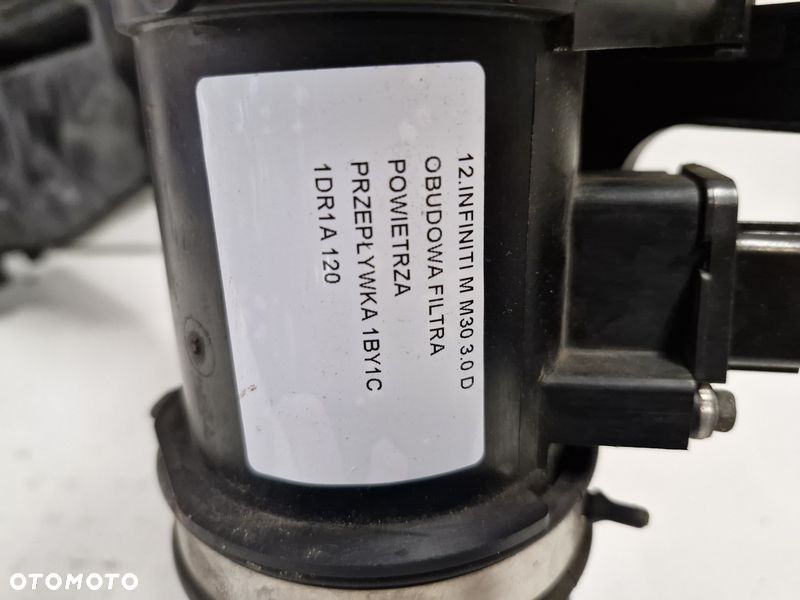 INFINITI M M30 3.0 D OBUDOWA FILTRA POWIETRZA PRZEPŁYWOMIERZ 1BY1C 1DR1A - 7