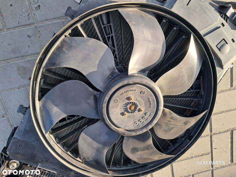 mercedes w204 2.2 cdi pas przedni chłodnice wentylator intercooler komplet - 7