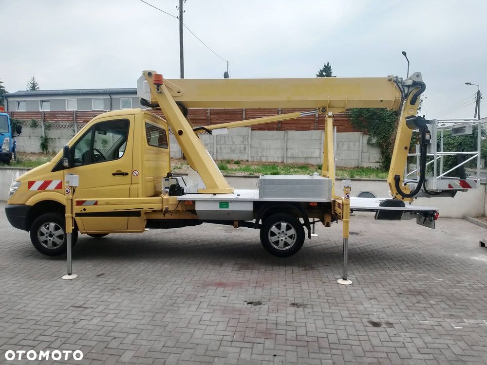 Mercedes-Benz Podnośnik Koszowy Zwyżka Palfinger 21 Metrów 16 w bok ! PILOT NA KABLU!! UDT! Jak Wumag Ruthmann Gsr - 25