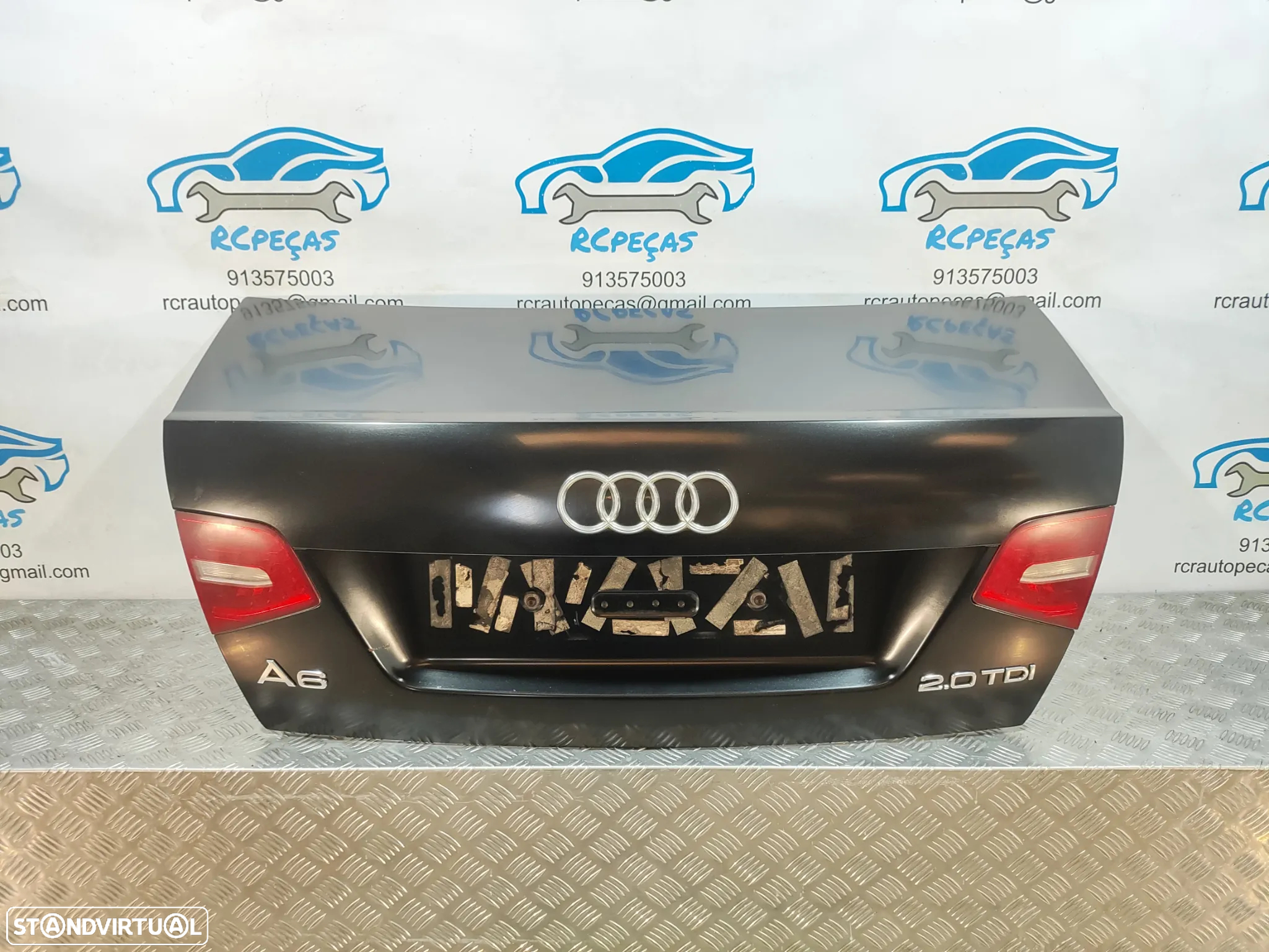 PORTA TAMPA MALA AUDI A6 C6 4F2 FACELIFT S-LINE SLINE S LINE 4F5827023Q FECHO PUXADOR - 8