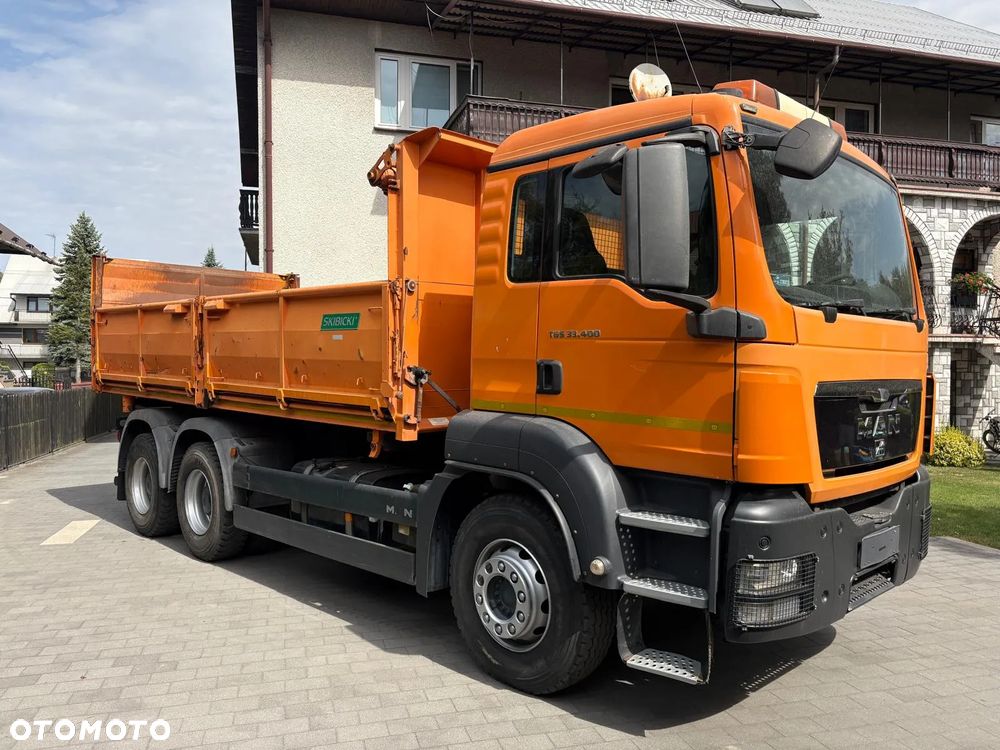 MAN TGS 33.400 / 167.000km !!! / wywrotka / kiper / salon Polska / SKIBICKI / Wywrot 3-stronny / RESOR / 6x4 / MILLER / TGX - 9