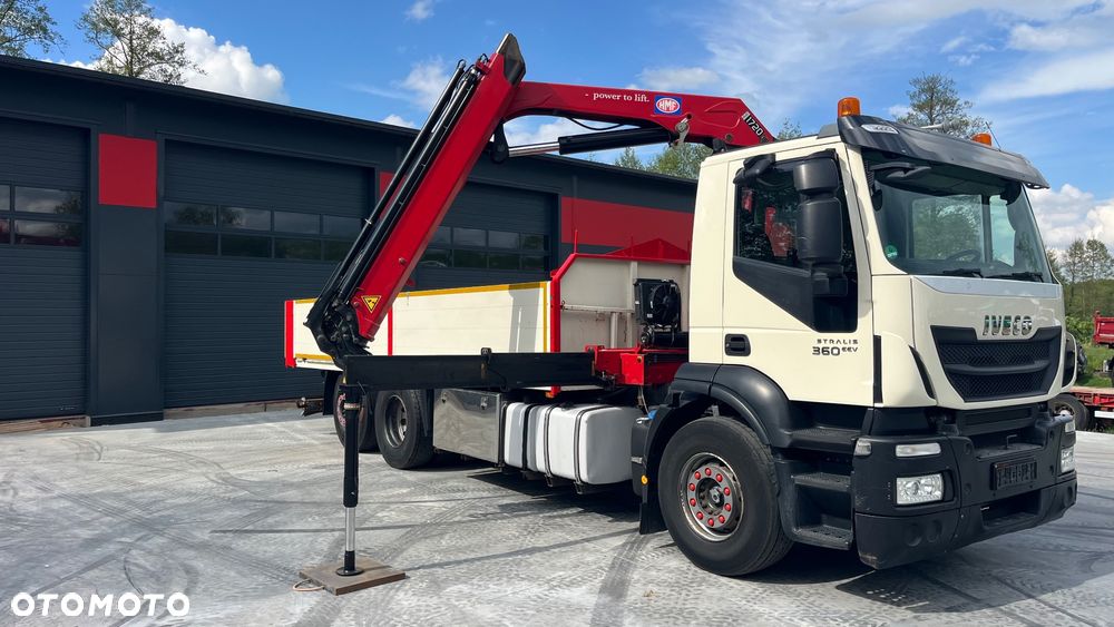 Iveco Stralis EEV 6x2 HMF 1720 K4 Ster Radiowe 2013 Rok Top Stan Os Skrętna Podwieszana Zabudowa Burtowa Platforma (Palfinger Hiab Fassi) - 6