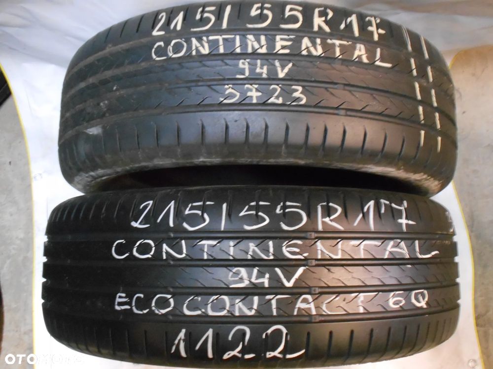 OPONY 215/55R17 CONTINENTAL ECO CONTACT 6Q DOT 3723 / 1122  6.5MM - 1