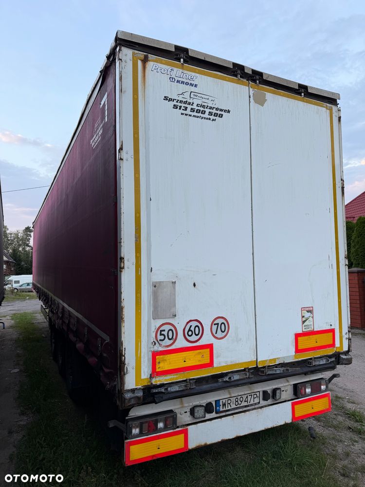 Krone FIRANKA STANDARD / OSIE BPW / ŁADNE PLANDEKI / RAMA NIE POGNITA W SUPER STANIE / SPRAWNA GOTOWA DO DALSZEJ PRACY // 5 SZTUK DO WYBORU ( RÓZNE MARKI NACZEP ) !! - 6